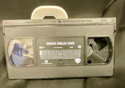 Where Eagles Dare Vintage 1968 VHS Video Tape Movie Clint Eastwood Collection Pre-Owned Film