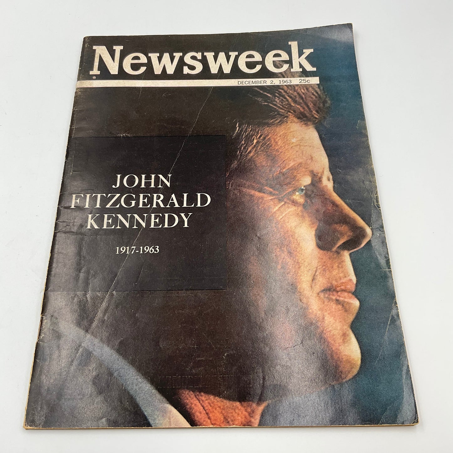 Vintage Newsweek Magazine President John F Kennedy Memorial