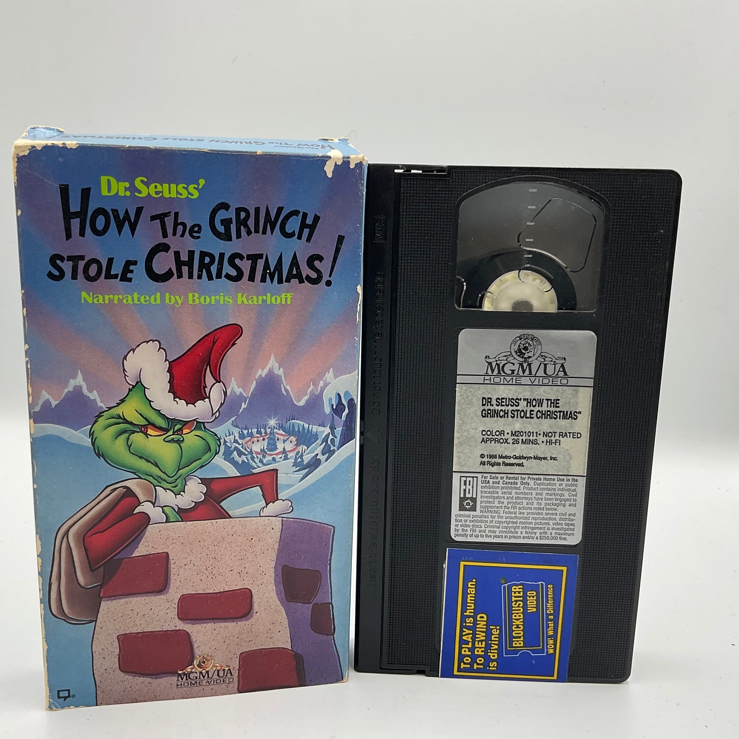 Dr.Suess’ How The Grinch Stole Christmas VHS Tape