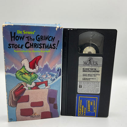 Dr.Suess’ How The Grinch Stole Christmas VHS Tape
