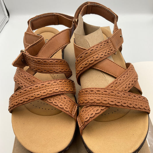 Clark’s Collection Laurieann Rena Tan Women's Size 8.5 M New in Box