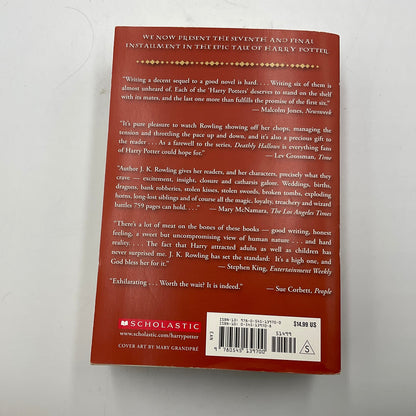 Harry Potter and the Deathly Hallows Paperback Book