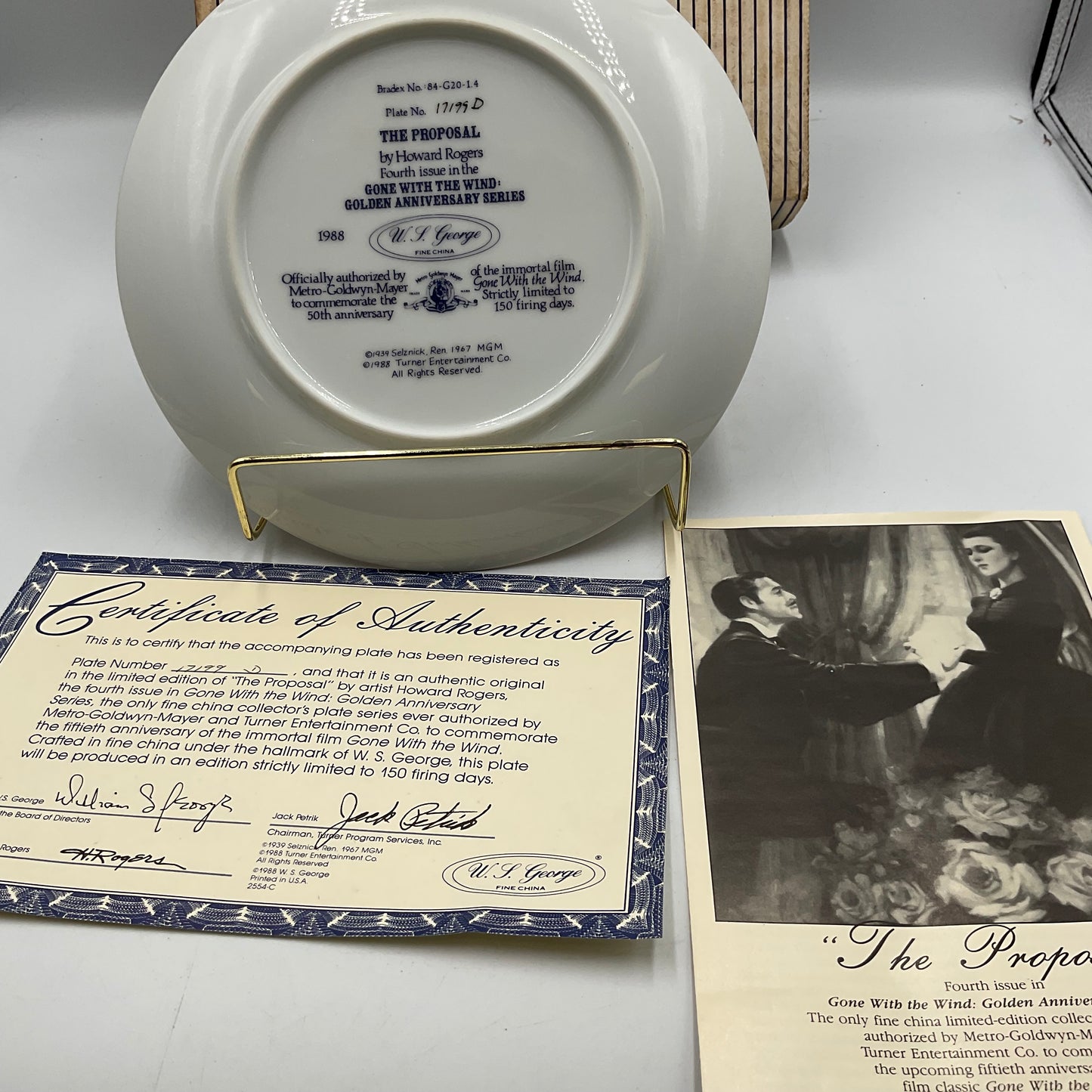 W.L.George Fine China The Proposal by Howard Rogers