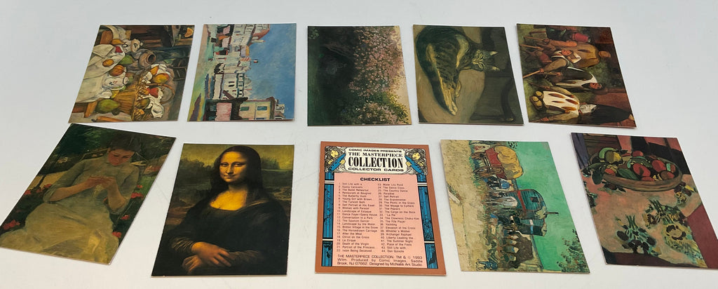 1993 The Masterpiece Collection Fine Art Trading Cards 10-Card Reader Lot