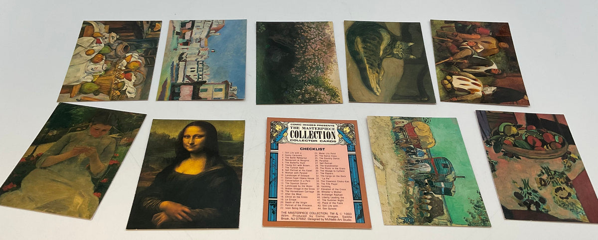 1993 The Masterpiece Collection Fine Art Trading Cards 10-Card Reader Lot