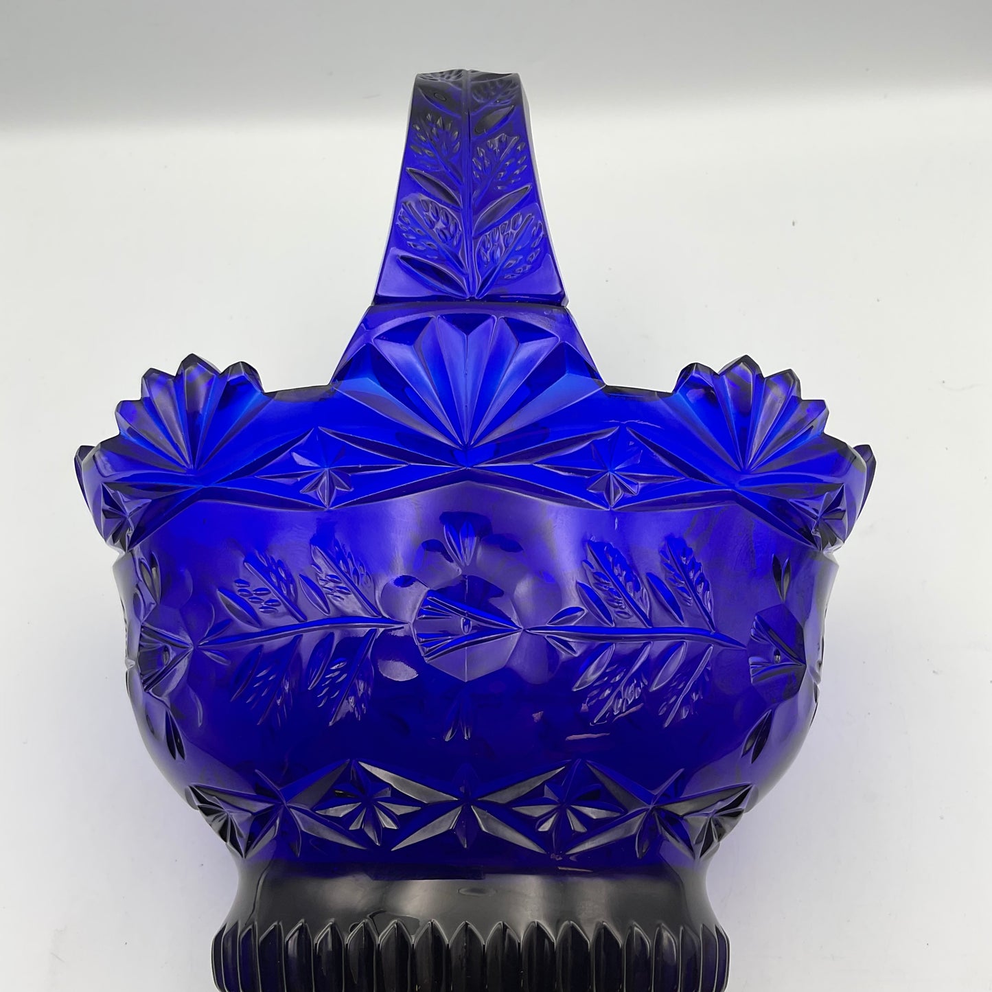 Kobalt Blue Glass Basket