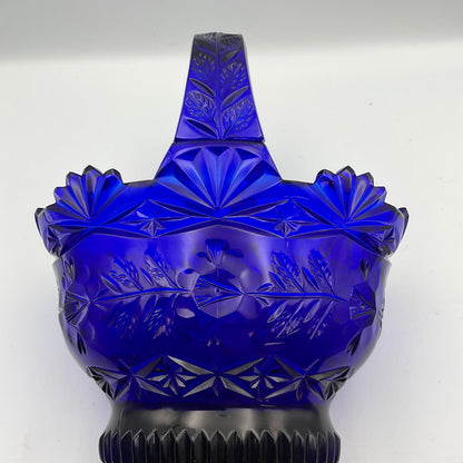 Kobalt Blue Glass Basket