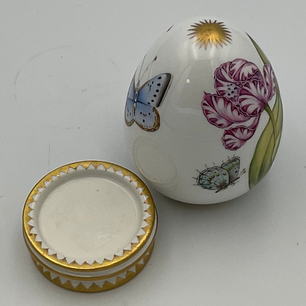 Anna Weatherley Limited Edition White House Historical Association Hand Painted Porcelain Egg