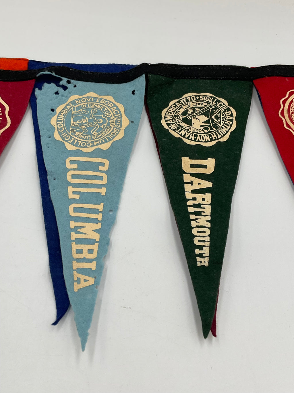 Vintage Mini Felt Pennant Banners COLLAGE