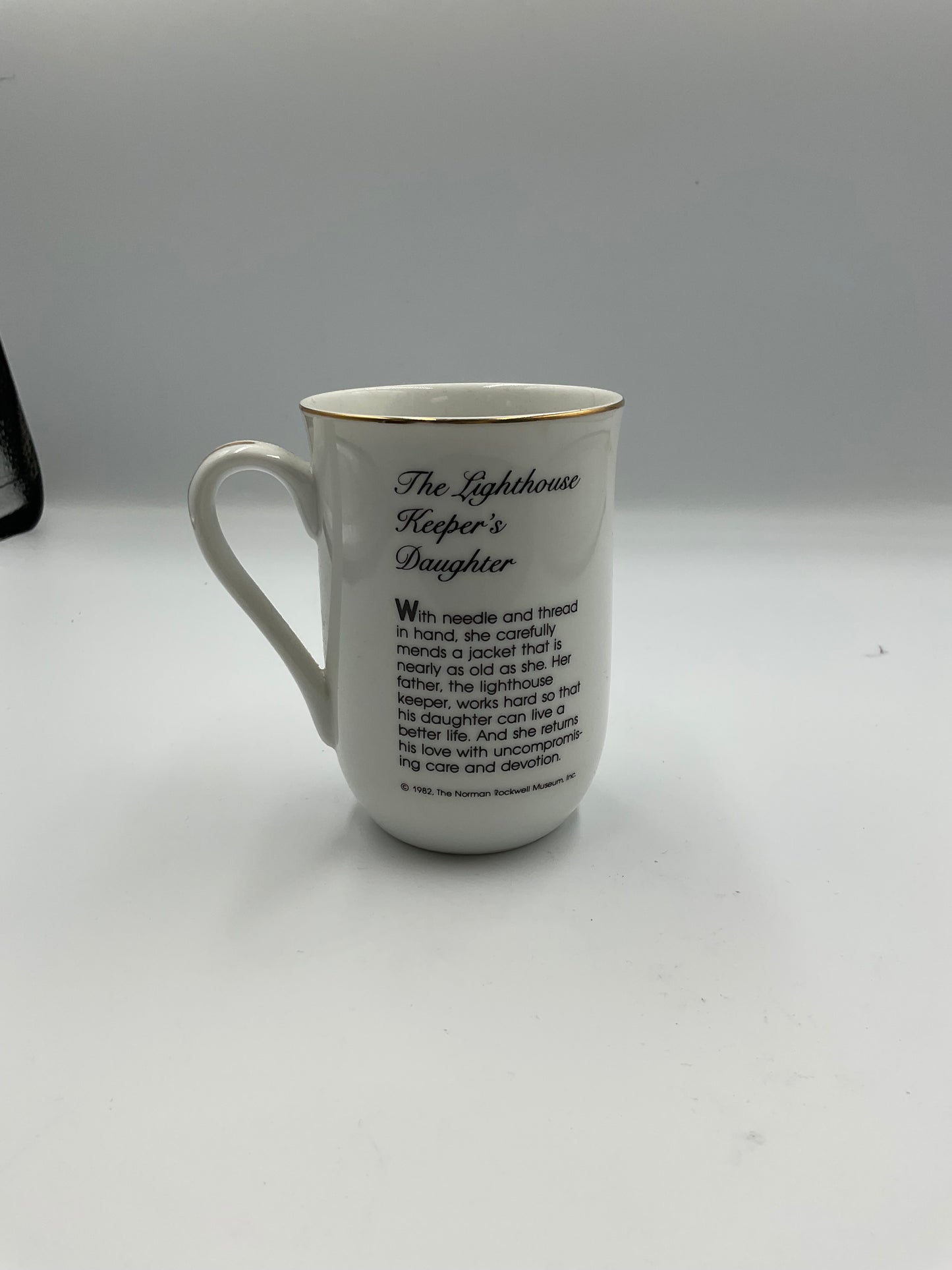 Norman Rockwell Museum Vintage 1982 8 Ceramic Mugs