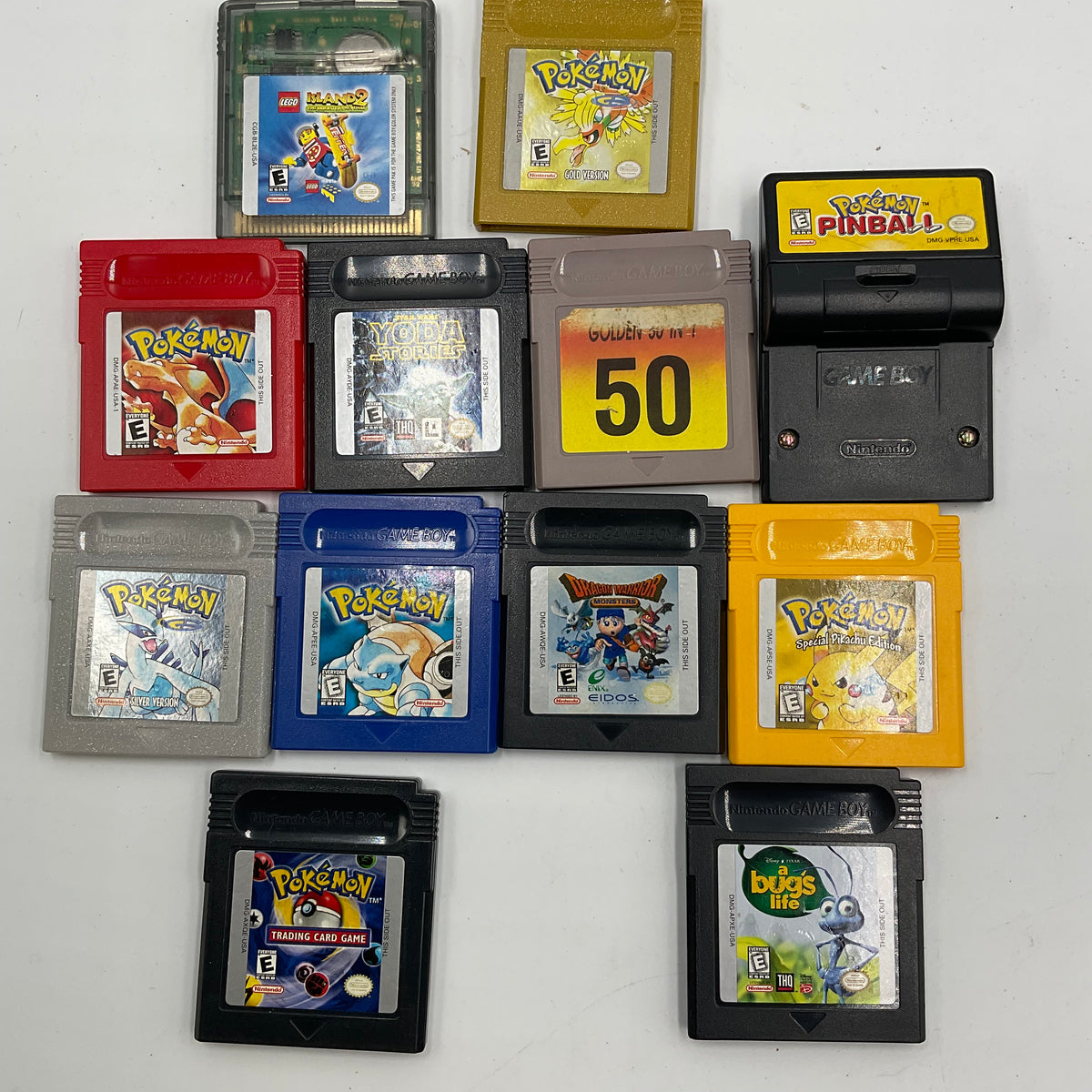 Game Boy Game Cartridges (12 Total )