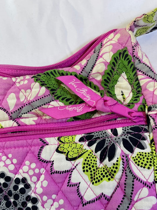 Vera Bradley Pink and Green Floral Flower Print Bag