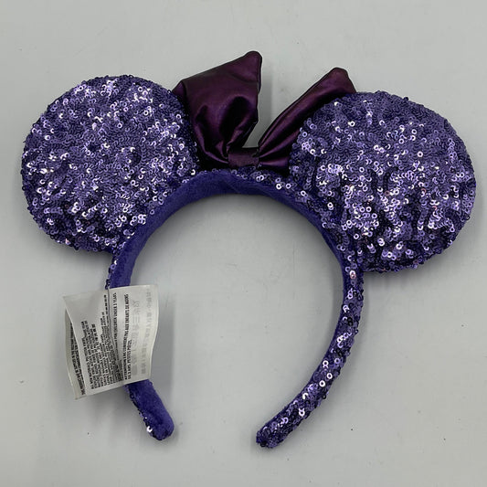 Disney Parks Minnie Mouse Ears Purple Potion Sequin Headband