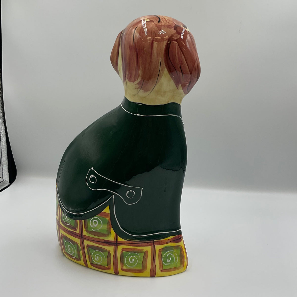 Hand-Painted Ceramic Dog Decorative Figurine