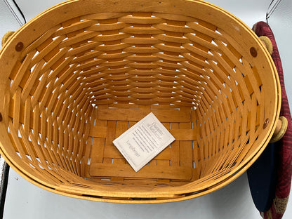 Longaberger maple wood host/hostess basket