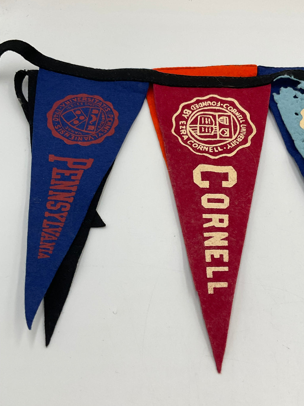 Vintage Mini Felt Pennant Banners COLLAGE