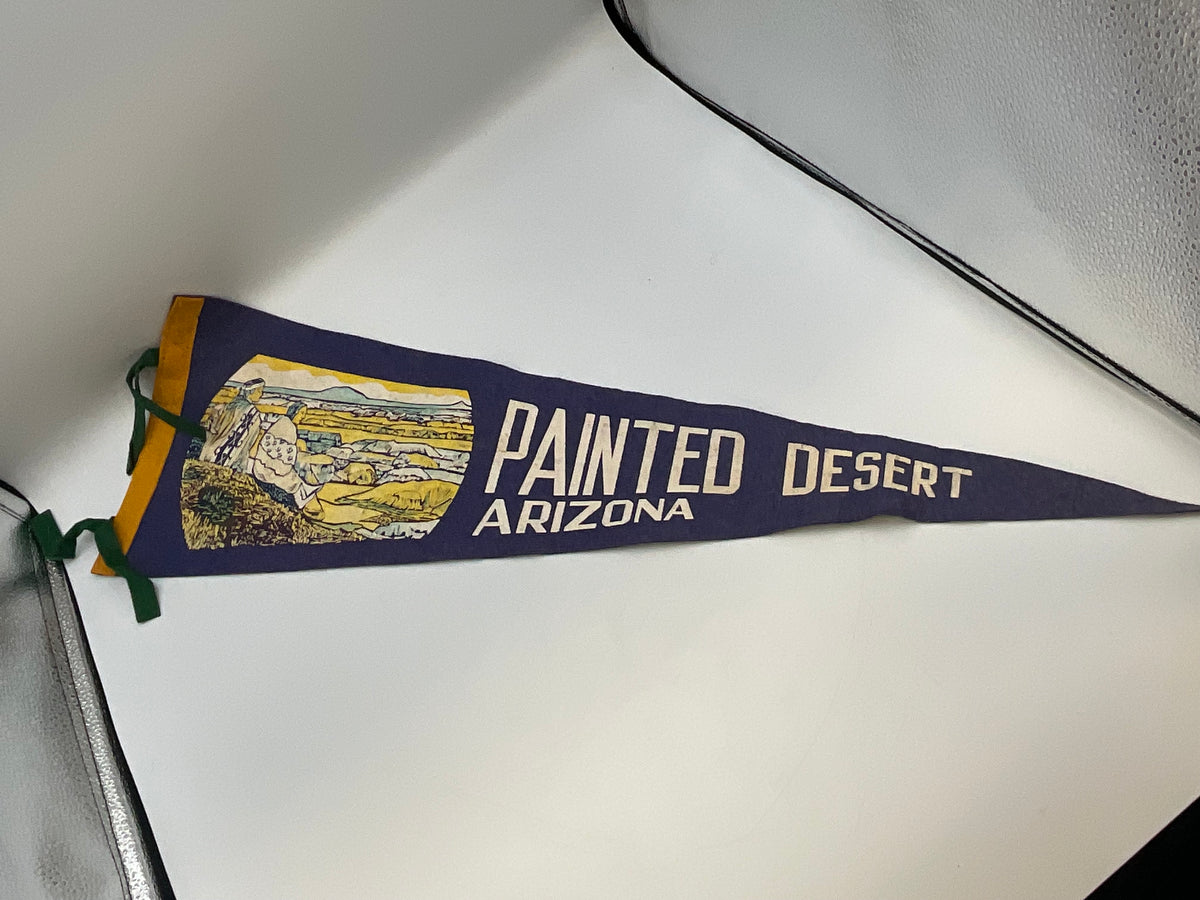 Vintage Souvenir & High School Sports Felt Pennants