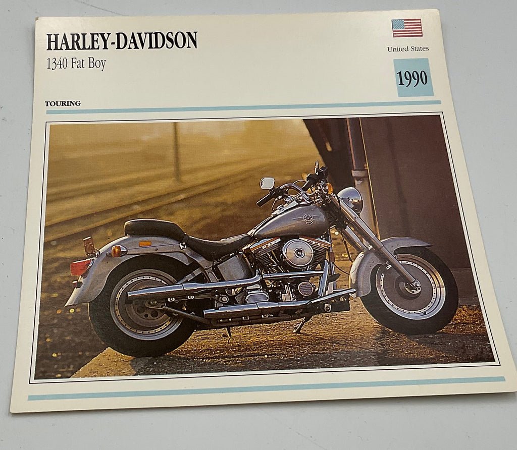 Vintage AJS 500cc Supercharged V4 Competition Motorcycle Info Card Spec Sheet