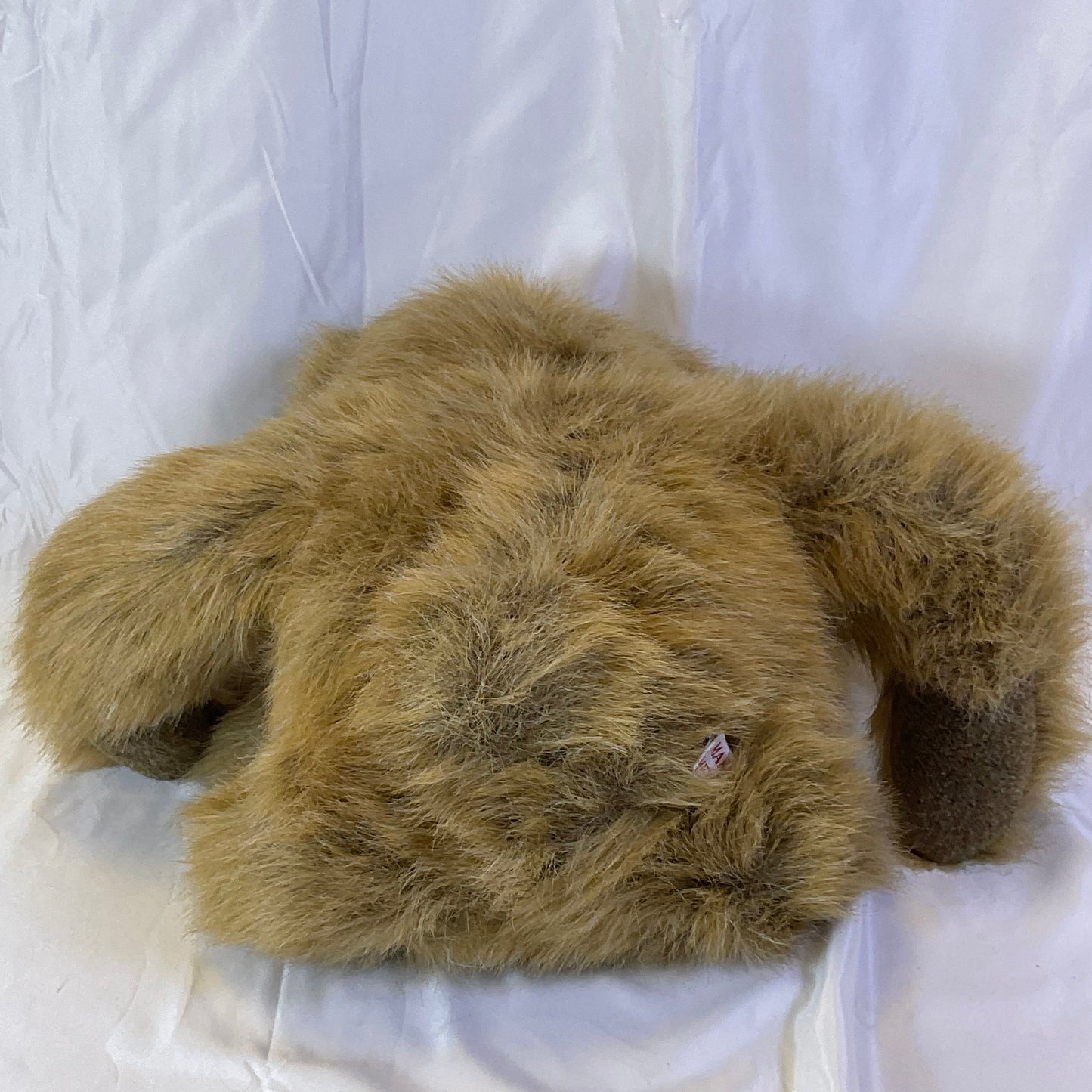 Mary Meyers Big Brown Teddy Bear W Navy Ribbon