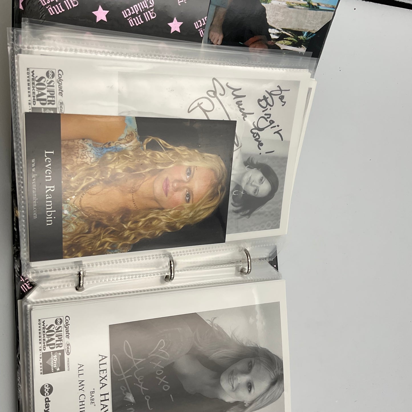 ABC Supersoap Weekend 2005 Autographed photos