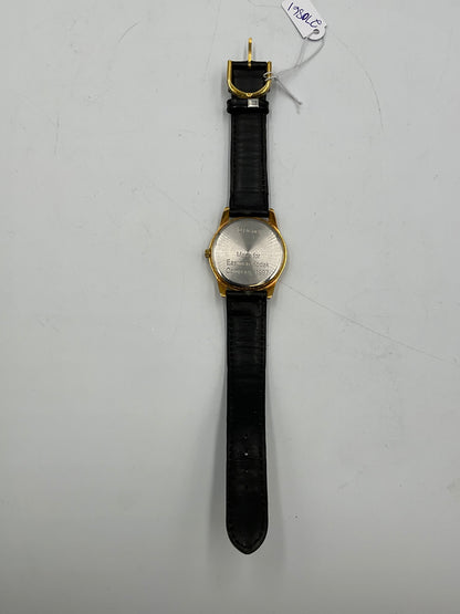 1997 Disney World 25th Anniversary Eastman Kodak Watch Black Leather Working