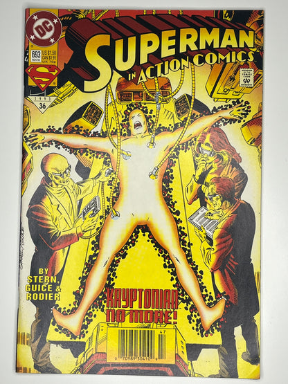 Superman in Action Comics #693 Vintage 1993 DC Comics Comic Book