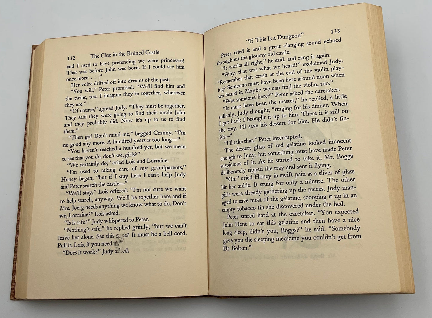 The Clue in the Ruined Castle Hardcover Book by Margaret Sutton No Dust Jacket