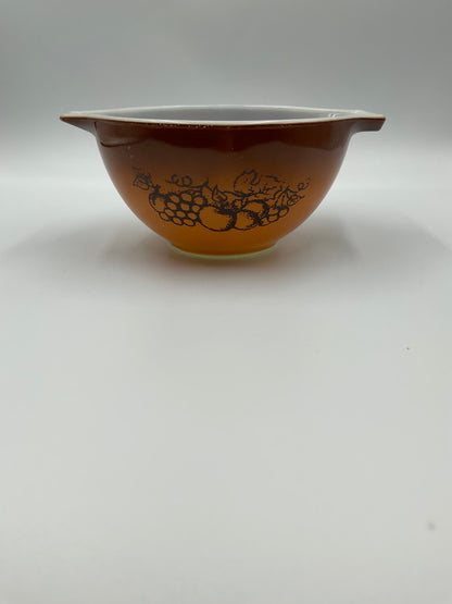 Vintage Pyrex Old Orchard 3 Piece Nesting Mixing Bowl Set