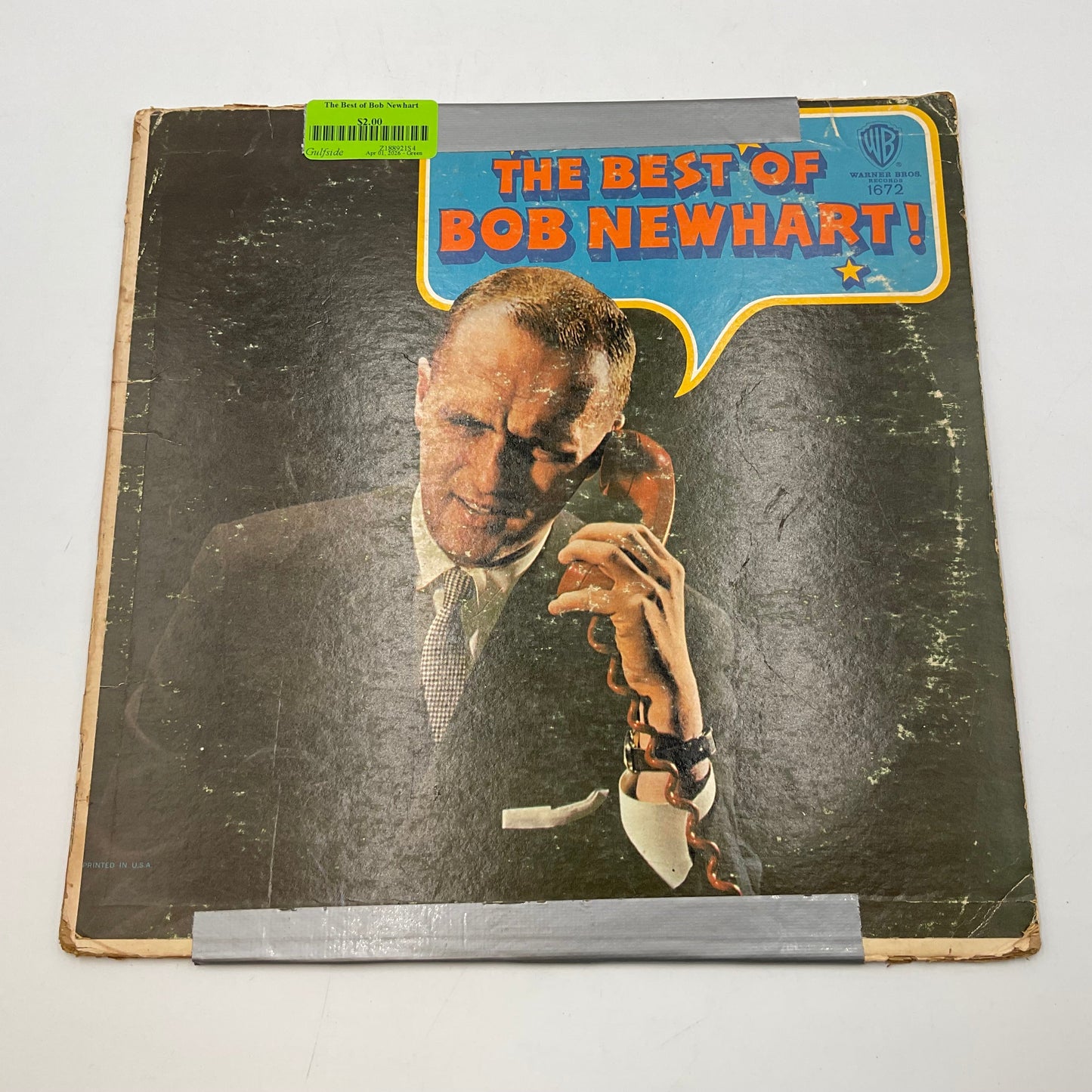 The Best of Bob Newhart Vintage Comedy Vinyl LP Record