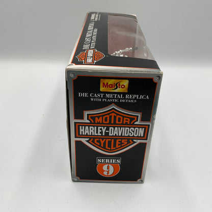 Harley Davidson 1:18 Die Cast Model Replica Series 9 in Original Box