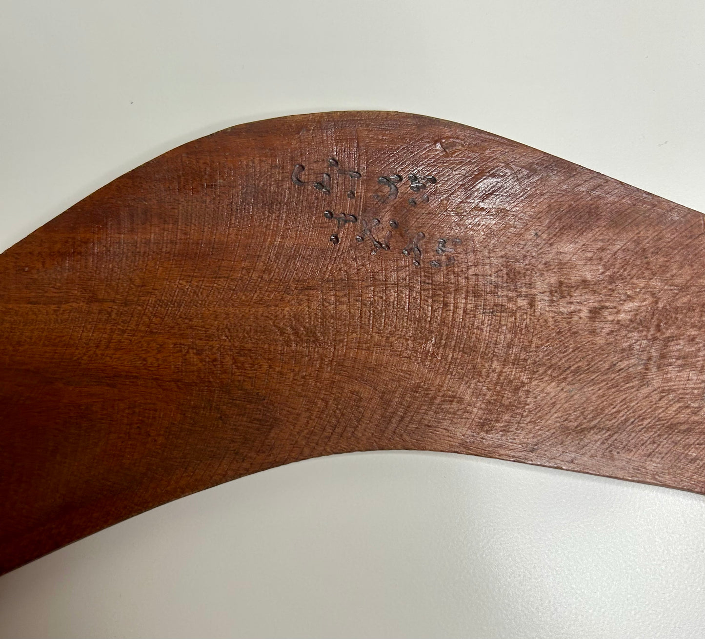 Authentic Hand Carved and Painted Kangaroo Boomerang