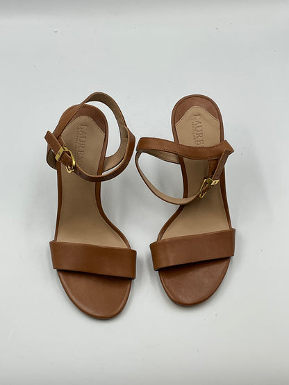 Lauren Ralph Lauren Gwen Tan Sandals Size 6B