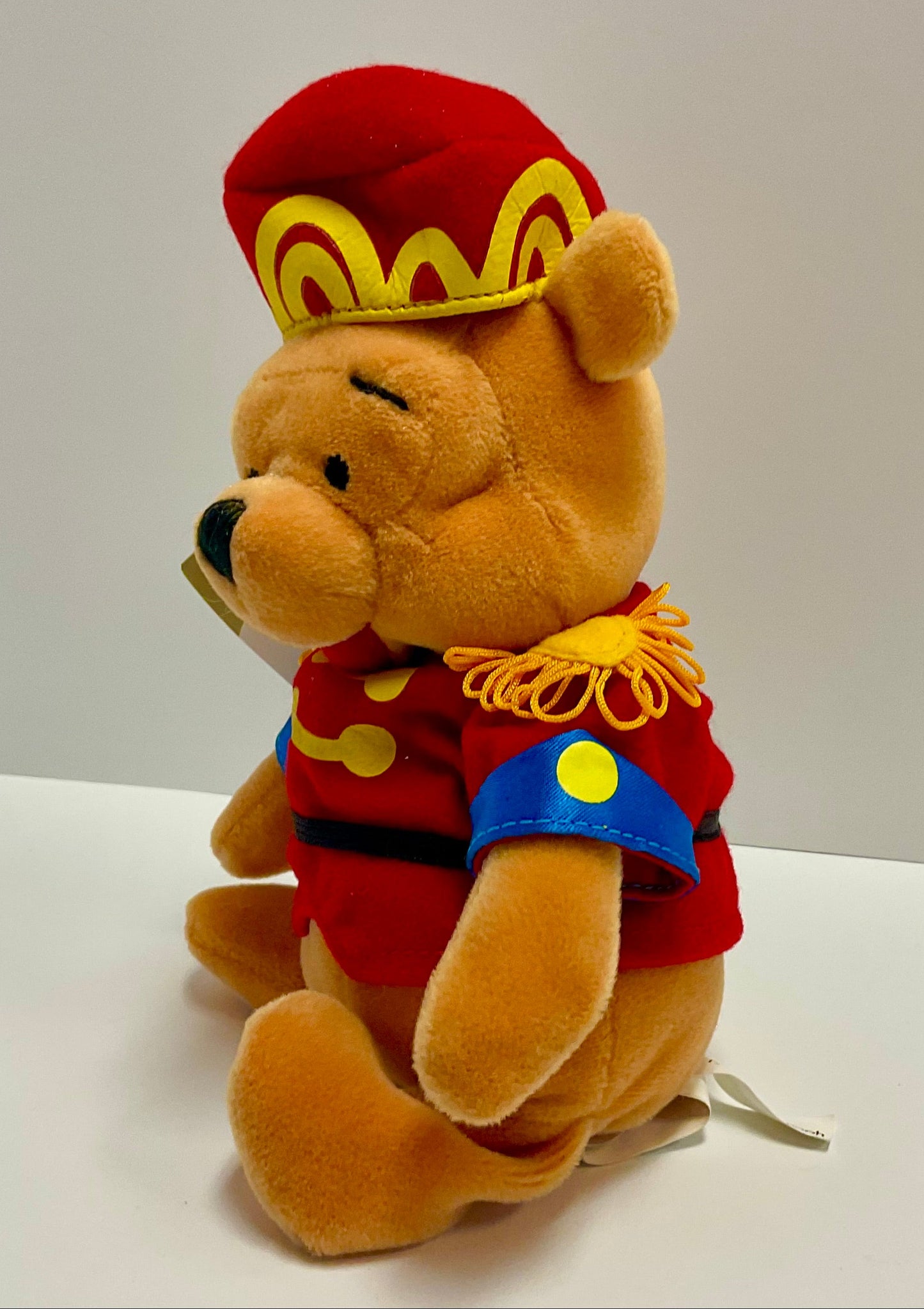 Winnie the Pooh Nutcracker Christmas Holiday Vintage Mini Beanbag Plush Disney Collectible