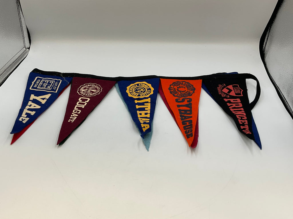 Vintage Mini Felt Pennant Banners COLLAGE