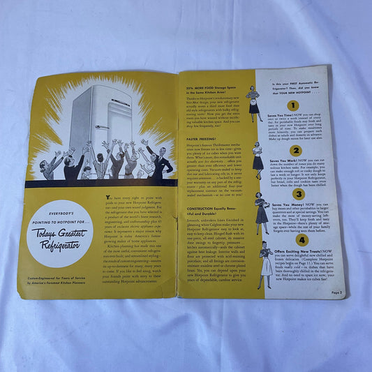 Book of Instructions and Recipes for Your Hotpoint Refrigerator