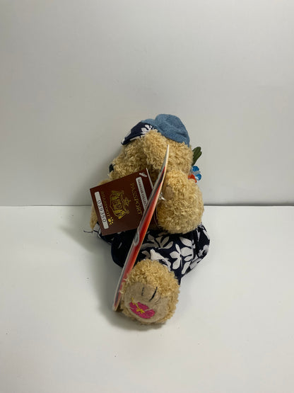 Vintage Hawaiian Collectibles Passport Bearfoot Plush Hawaii Keikiokekai