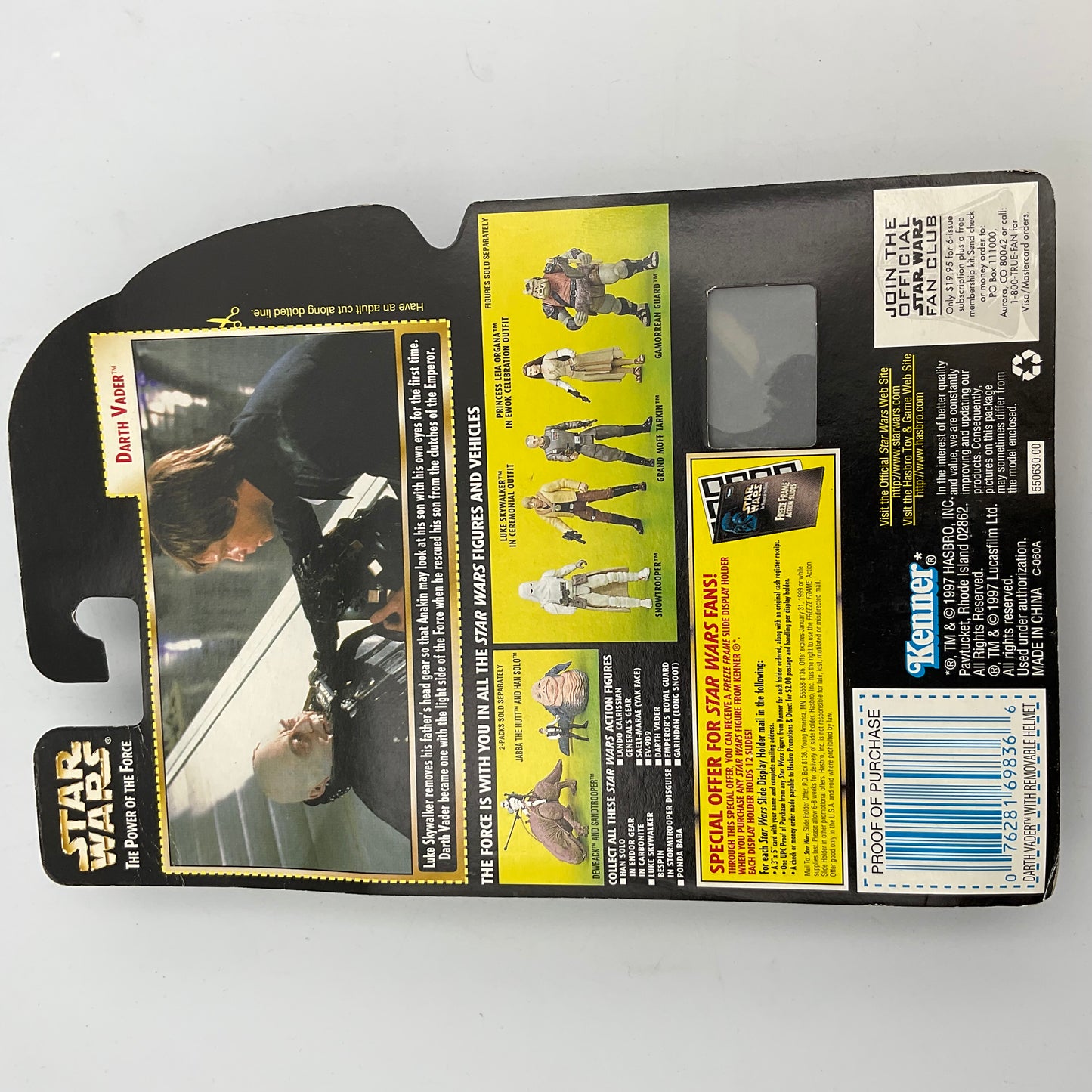 Star Wars The Kenner Collection The Power of The Force Darth Vader