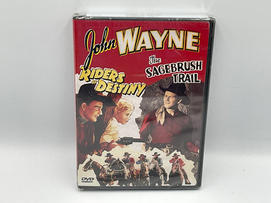 John Wayne: Riders of Destiny + The Sagebush Trail DVD Sealed