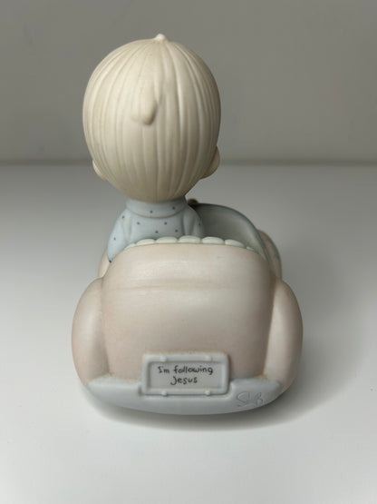 Precious Moments I’m Following Jesus Vintage 1986 Members Only Figurine New Mint