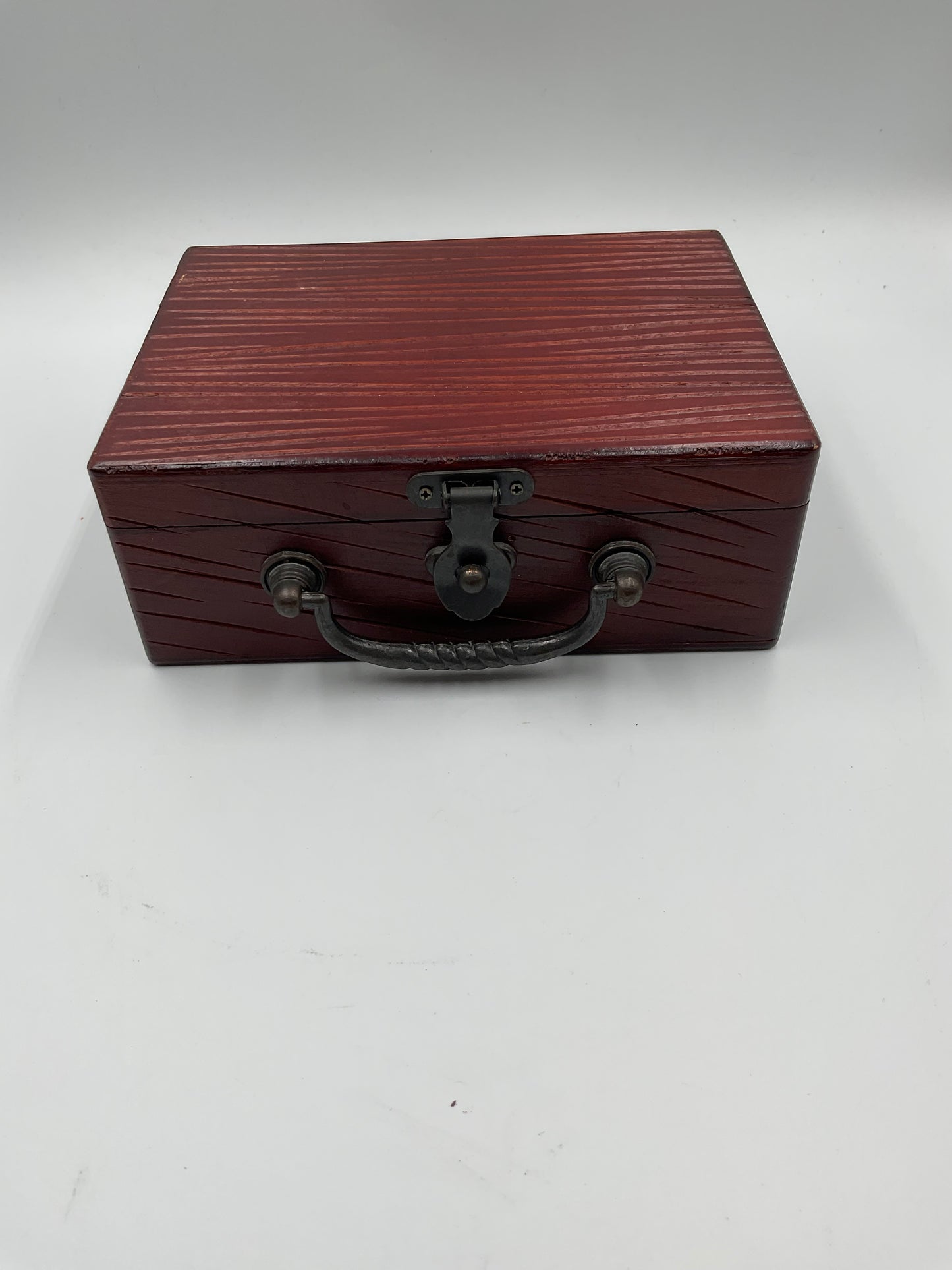 Shut The Box Wooden Dice Game 1-9 Travel Suitcase Case w/ Dice Instructions