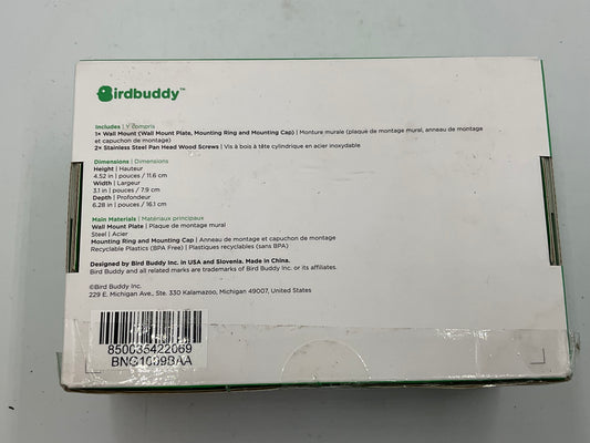 Bird Buddy Wall Mount Bracket for Small Bird Feeder