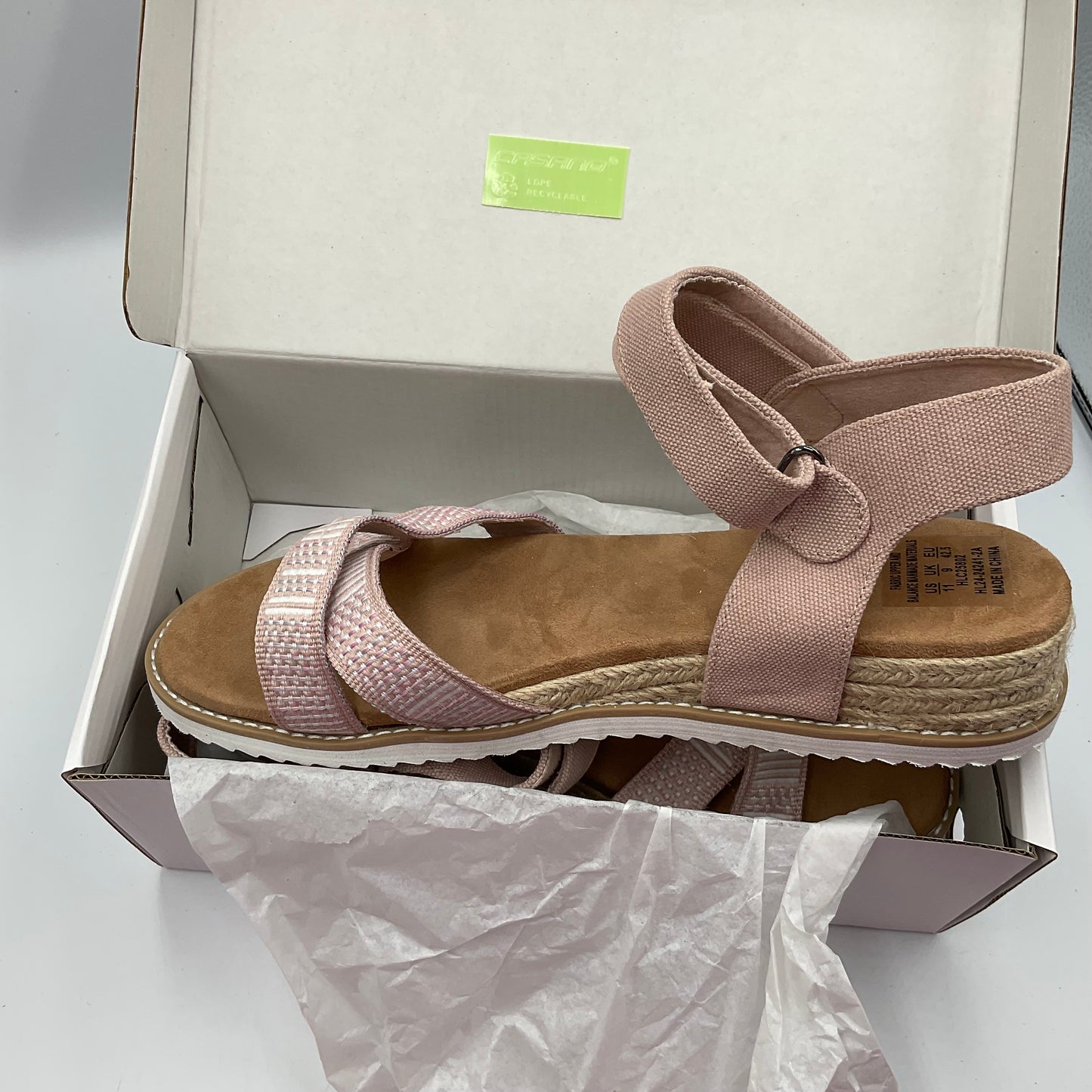 Dodow Women’s Sandals Pink Size 11 #2  NOT A DUPLICATE