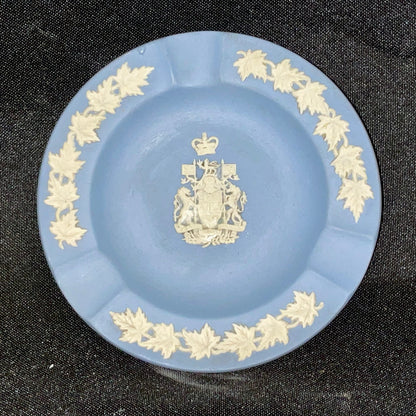 Wedgwood Special Limited Edition Jasper Ware Canadian Coat of Arms Made in England