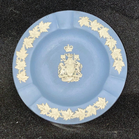 Wedgwood Special Limited Edition Jasper Ware Canadian Coat of Arms Made in England