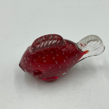 Vintage Murano-Style Glass Fish Figurine