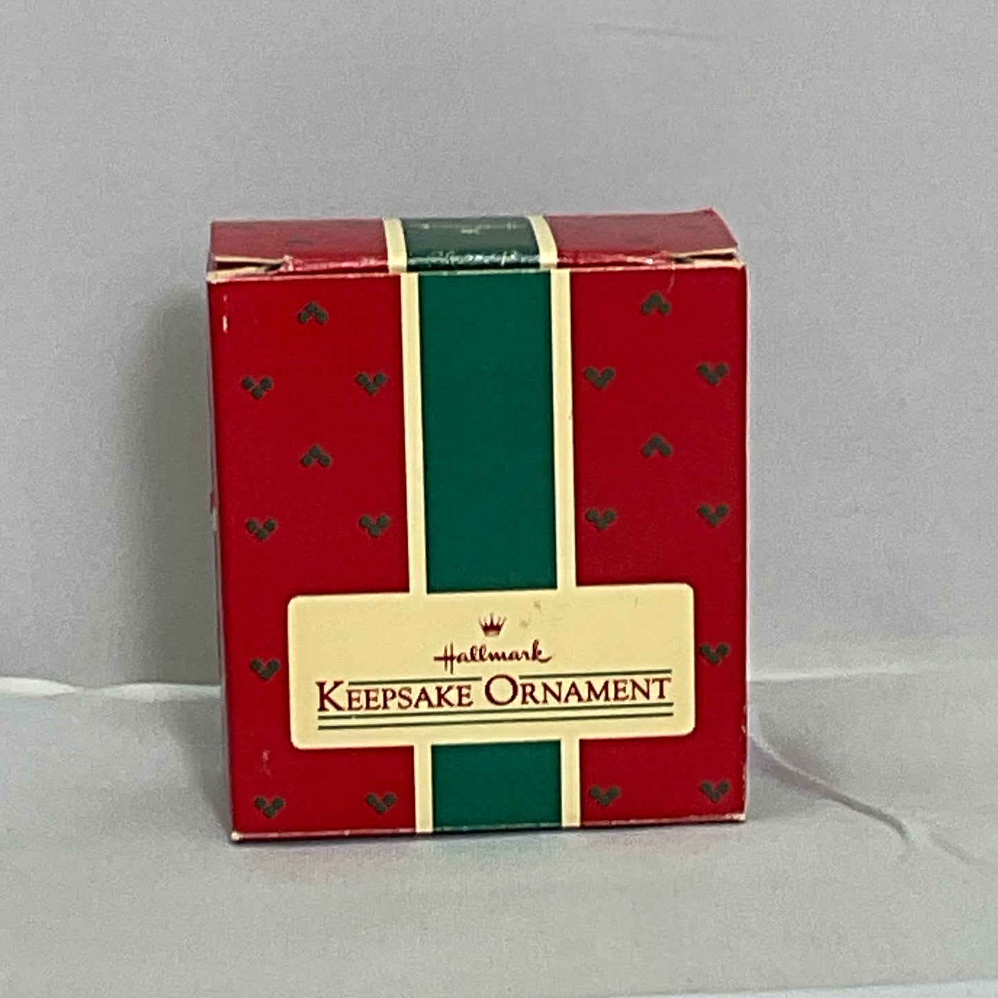 1985 Hallmark Keepsake Ornament Mouse Wagon w/Box
