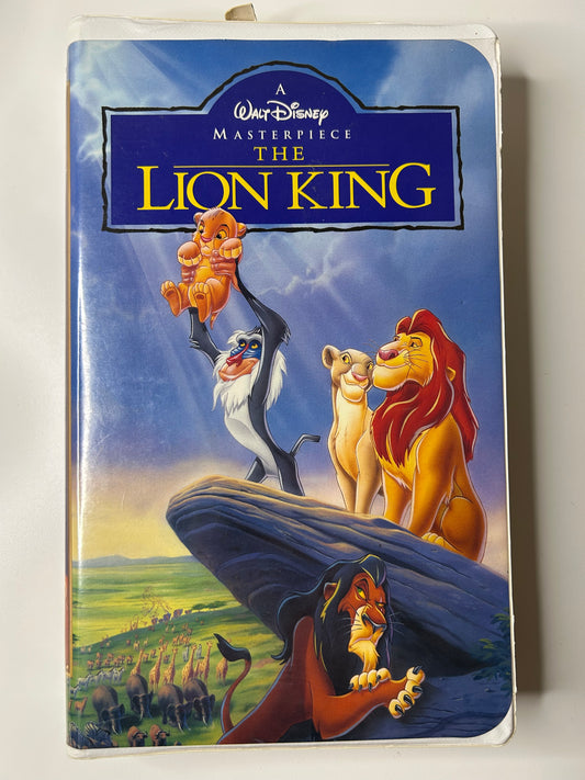 The Lion King Walt Disney Masterpiece Collection VHS