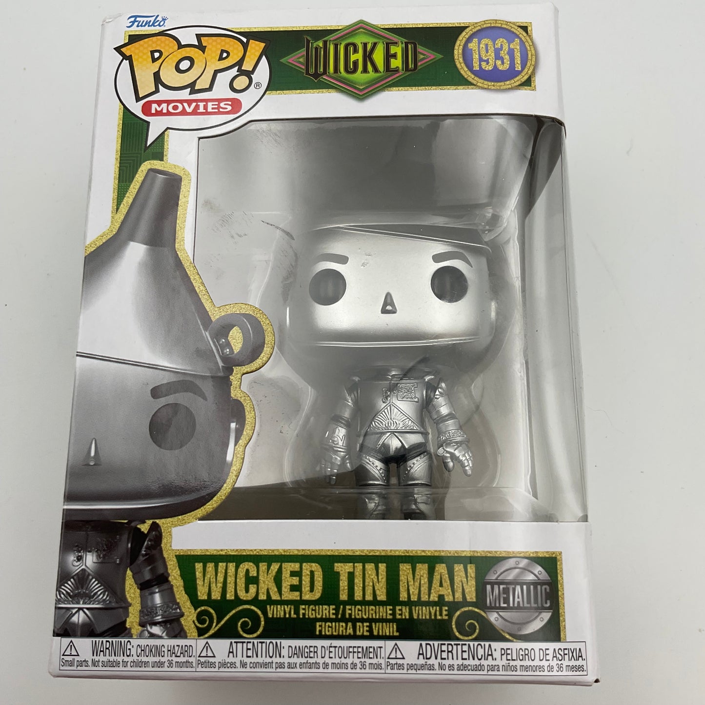 Wicked Tin Man Funko Pop! Movies #1931 Vinyl Figurine Minor Box Imperfections