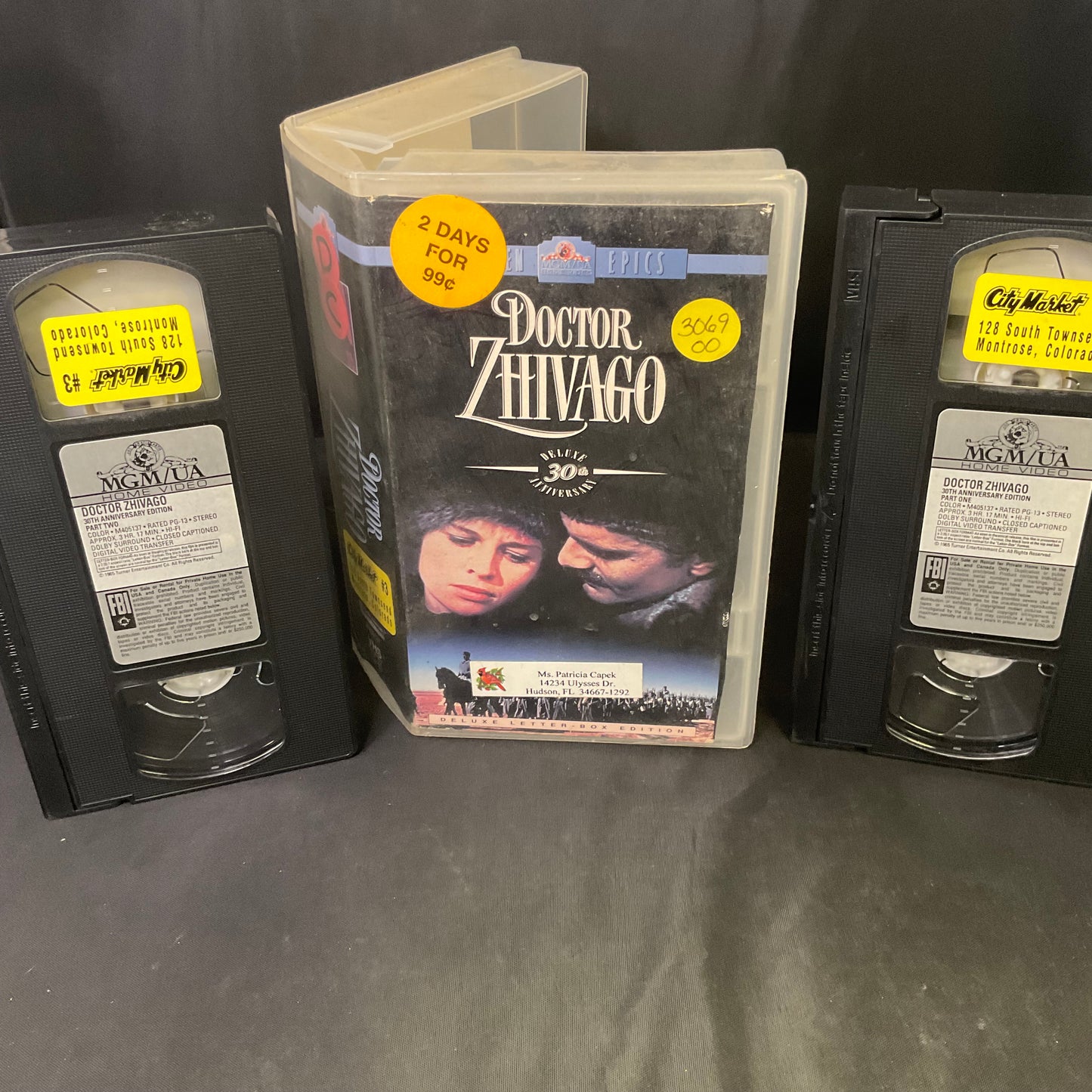 Doctor Zhivago 2 box Set VHS Tapes