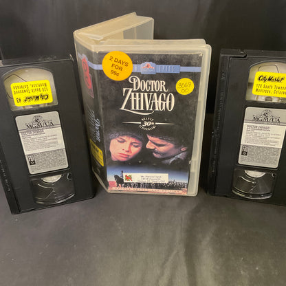 Doctor Zhivago 2 box Set VHS Tapes